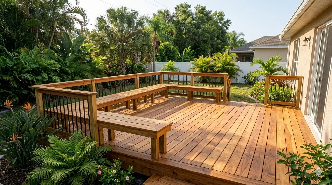 Custom Wood Decks by Spring Hill Deck Builders