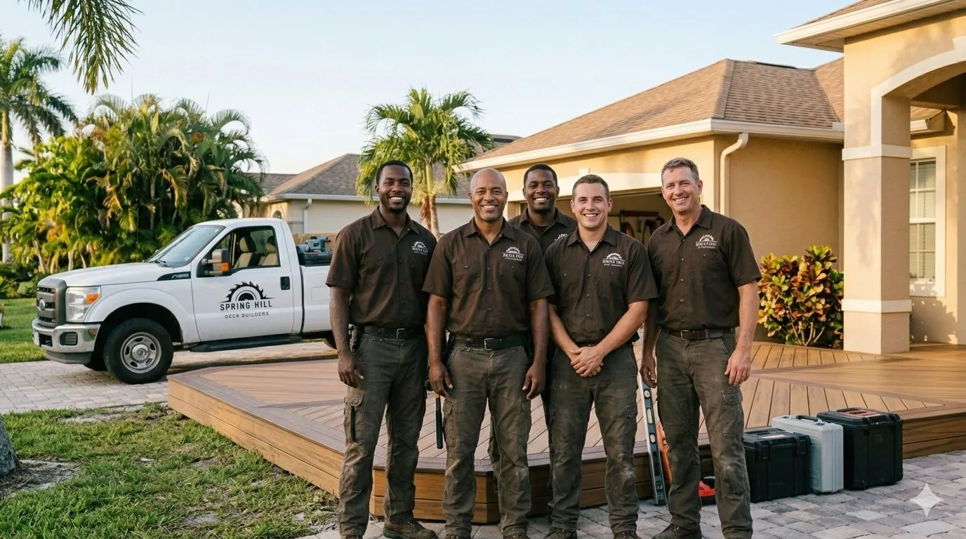 The Spring Hill Deck Builders team